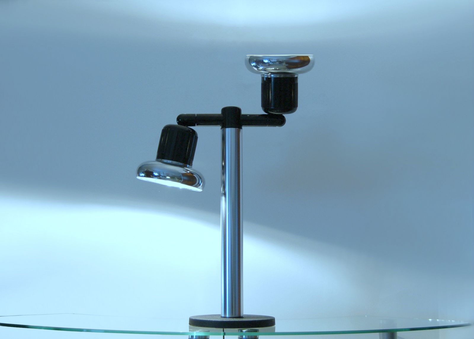 Table Lamp Stilnovo Mod. Trepiu' / Gae Aulenti And Livio Castiglioni 1972 photo for sale