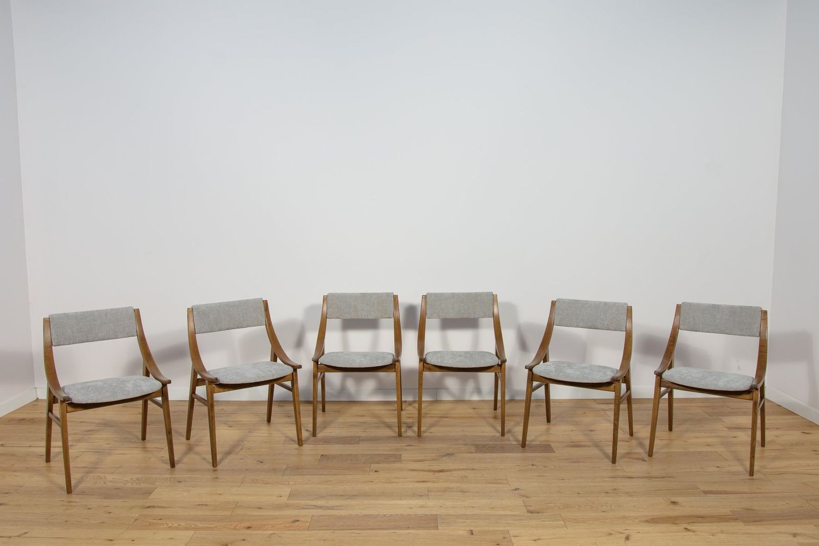 Polish Ski Jumper Chairs From Zamojska, 1970s, Set Of 6 photo for sale