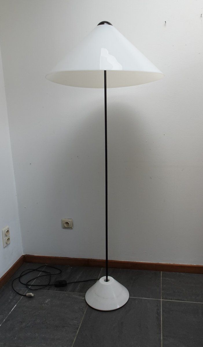 301/C O Luce Snow Floor Lamp By Vico Magistretti For Oluce, 1973