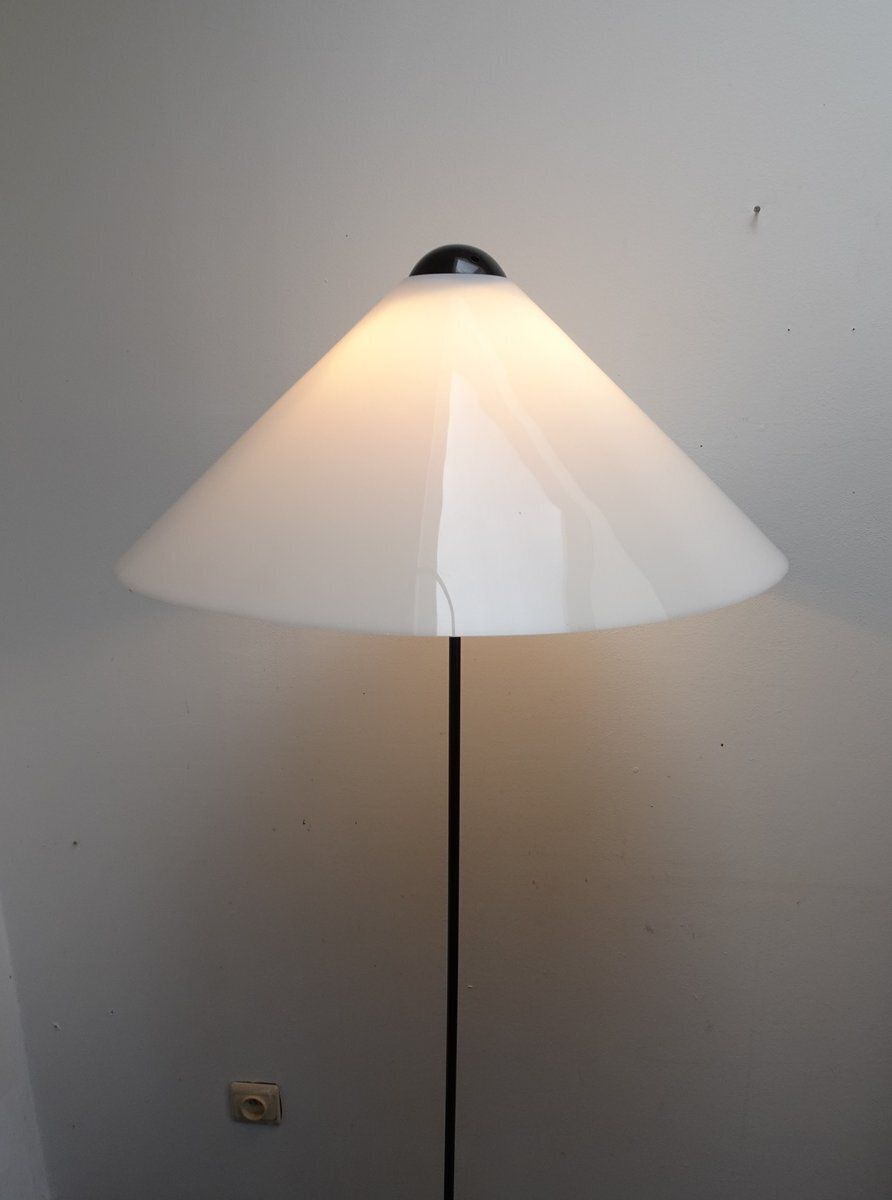 301/C O Luce Snow Floor Lamp By Vico Magistretti For Oluce, 1973 photo vintage