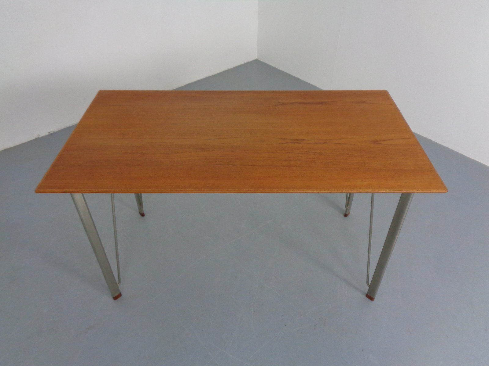 3605 Teak Desk By Arne Jacobsen For Fritz Hansen, 1950s photo furniture