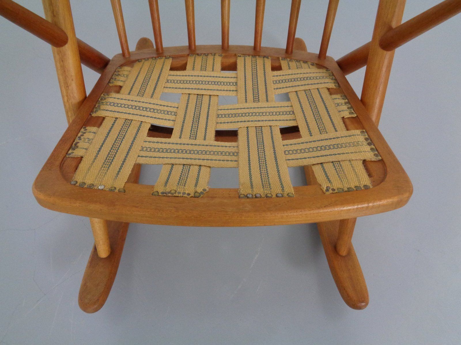 photo vintage Teak Rocking Chair By Frank Reenskaug For Bramin, Denmark, 1960s