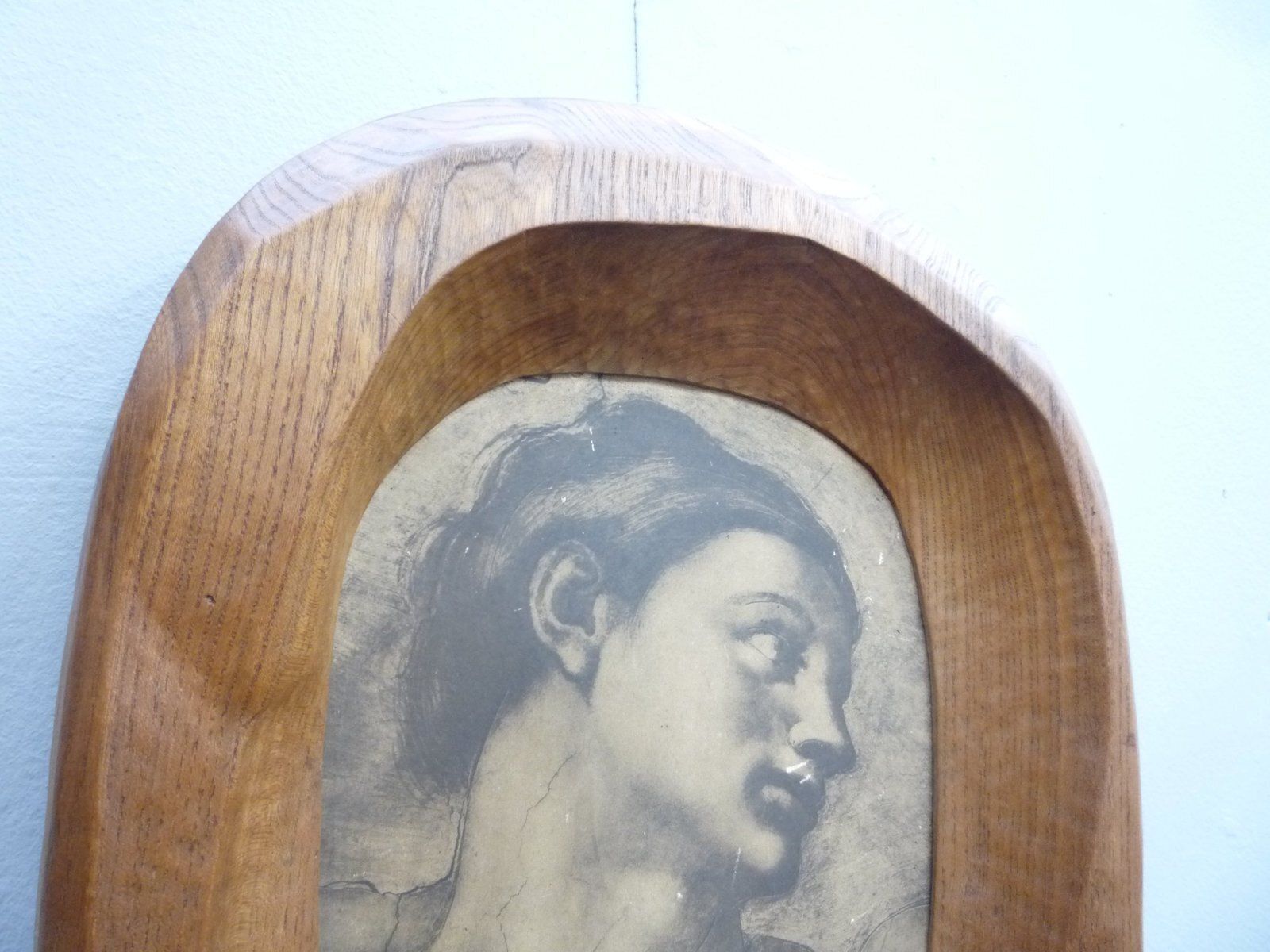 Anthroposophical Picture Frame Made Of Elm Wood, 1920s photo 1344.0