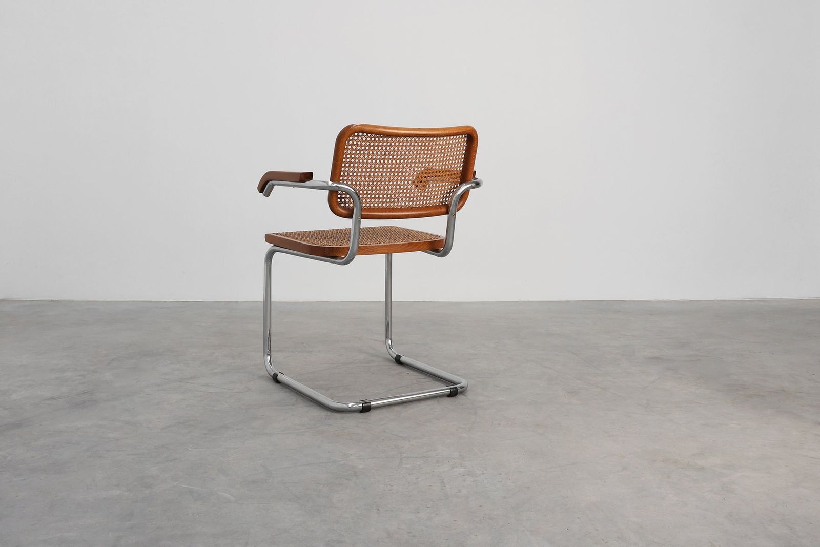Bauhaus Armchair In Tubular Steel, Wood And Rattan, 1920 photo 677.0