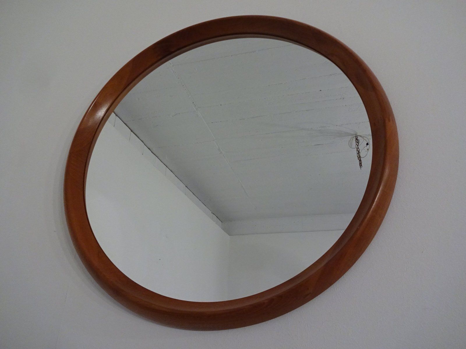 Large Teak Mirror By Bernhard Pedersen For Viby J. Møbelfabrik, Denmark, 1960s photo 998.0