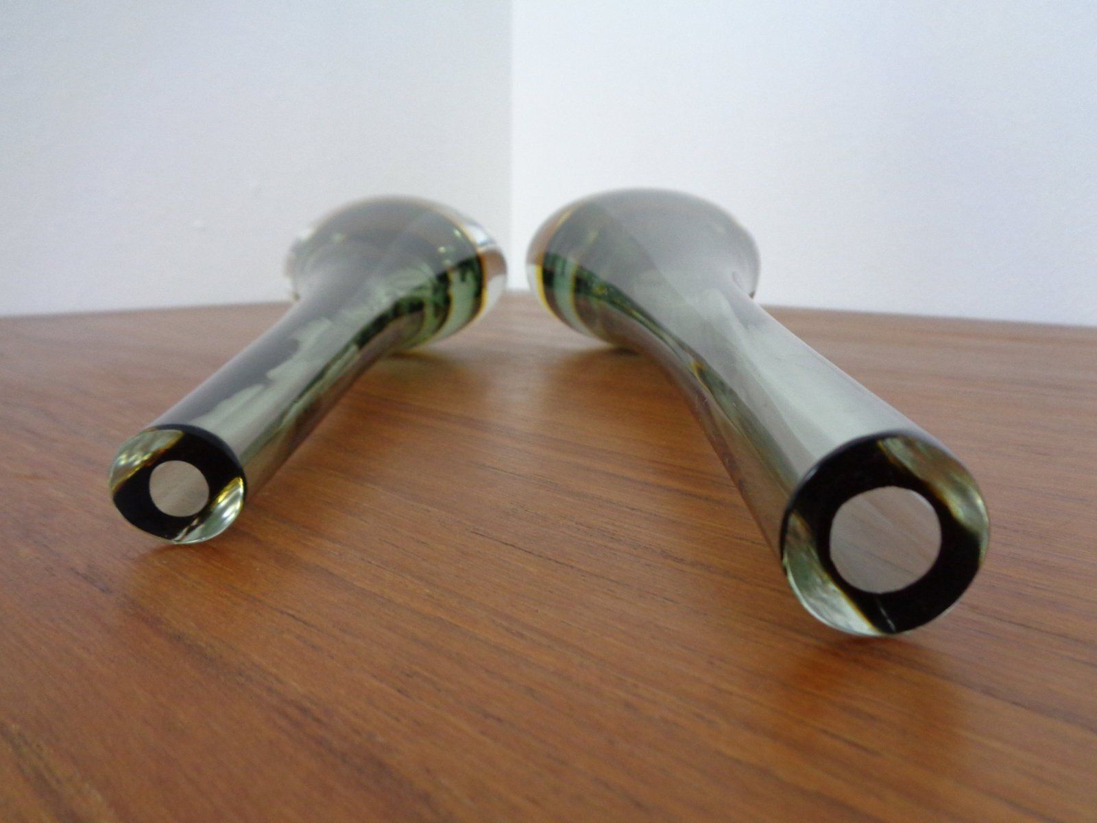 photo furniture Murano Formia Glass Vases By Giuliani Mian For Fornace Mian, 1980s, Set Of 2