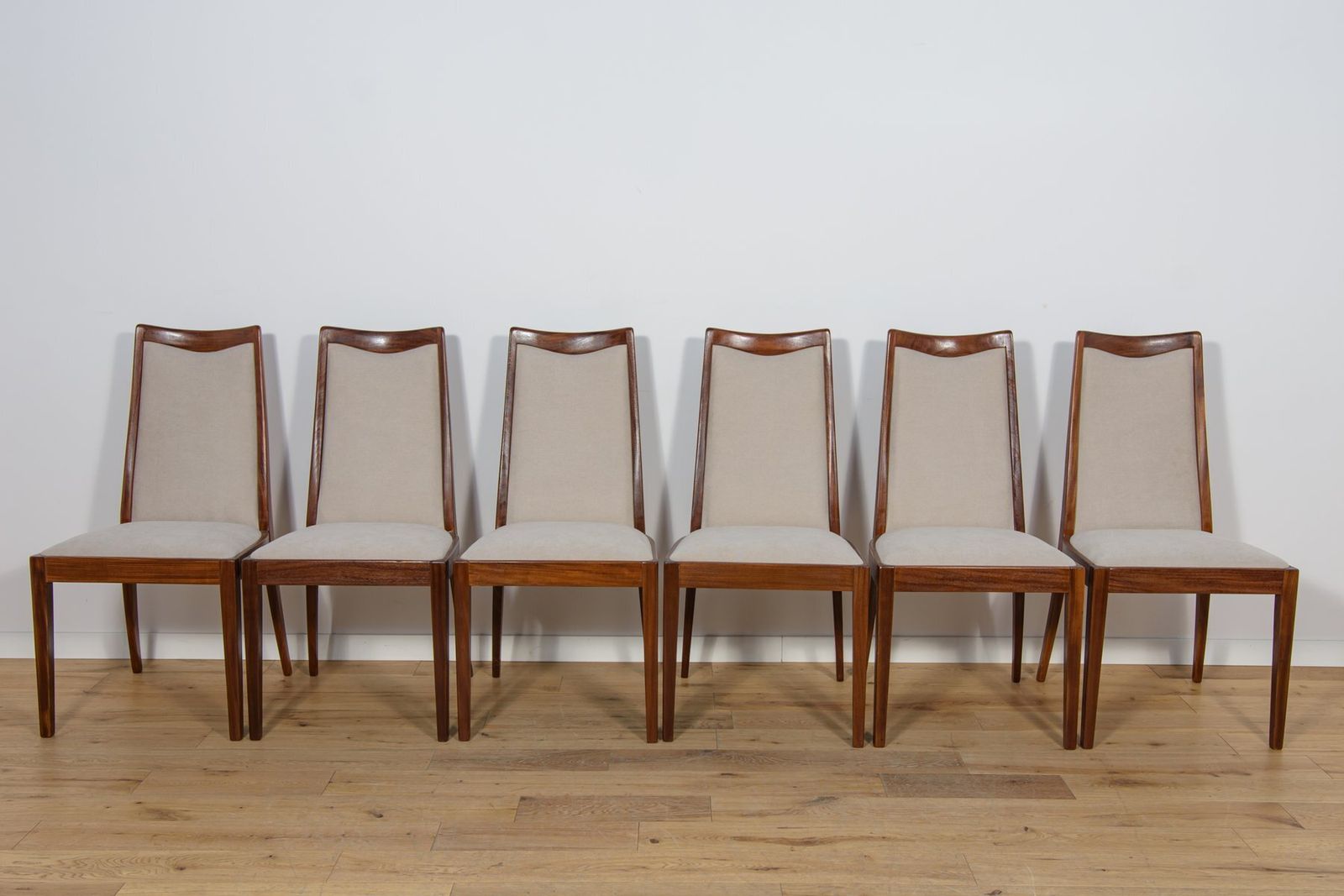 Mid Century Teak Dining Chairs By Leslie Dandy For G Plan, United Kingdom, 1960s, Set Of 6 photo 1396.0