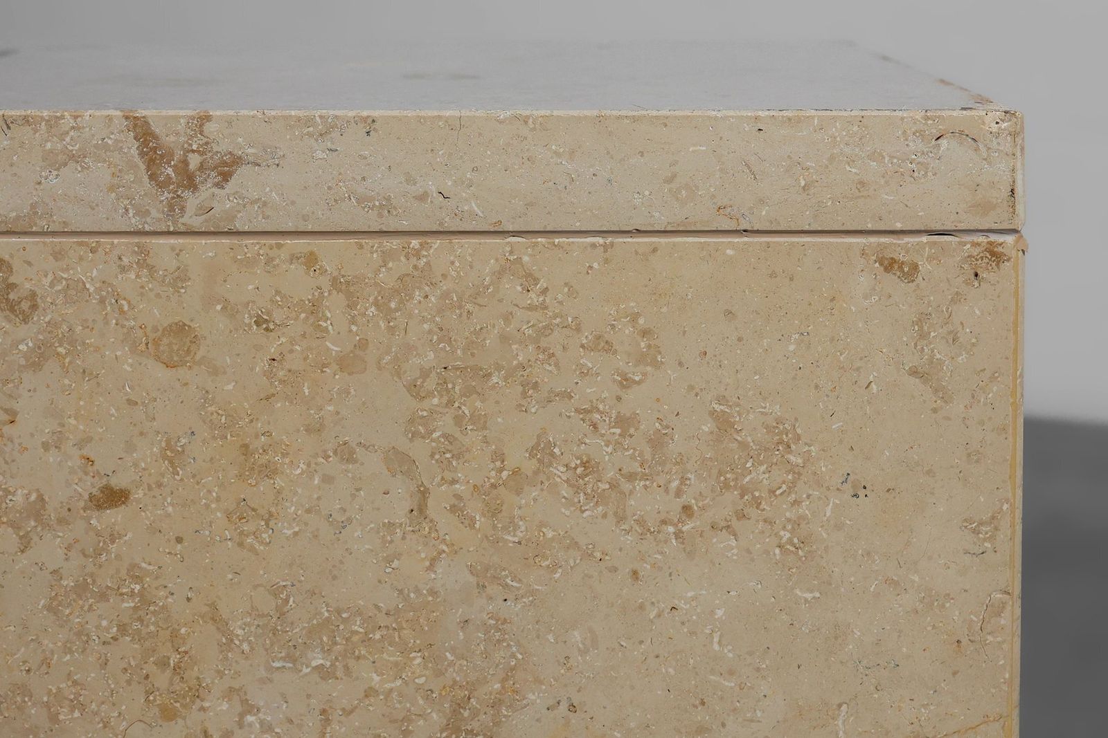 Mid Century Italian Travertine Console, 1980s photo for sale