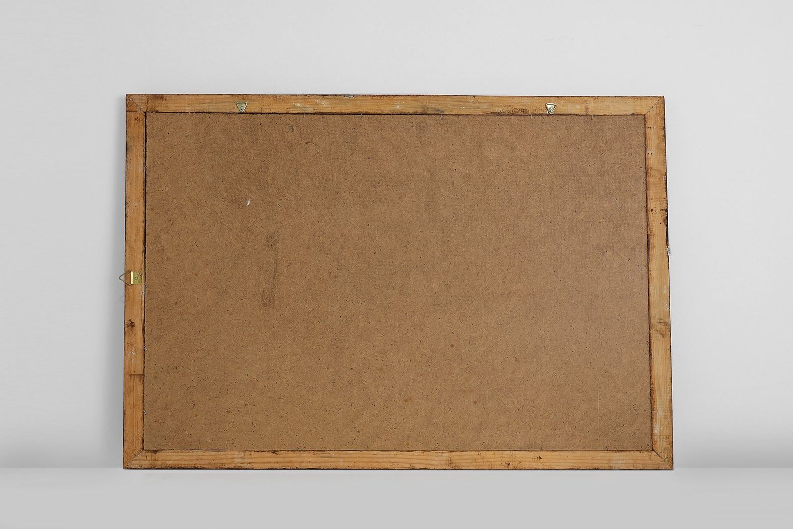 Home Decor Antique Facet Cut Mirror With Carved Wood Frame, France, 1850s photo