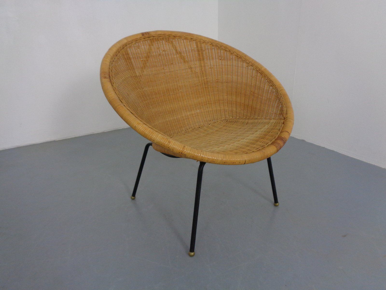Mid Century Modern Wicker Chair By Paul Mccobb, USA, 1950s photo 746.0