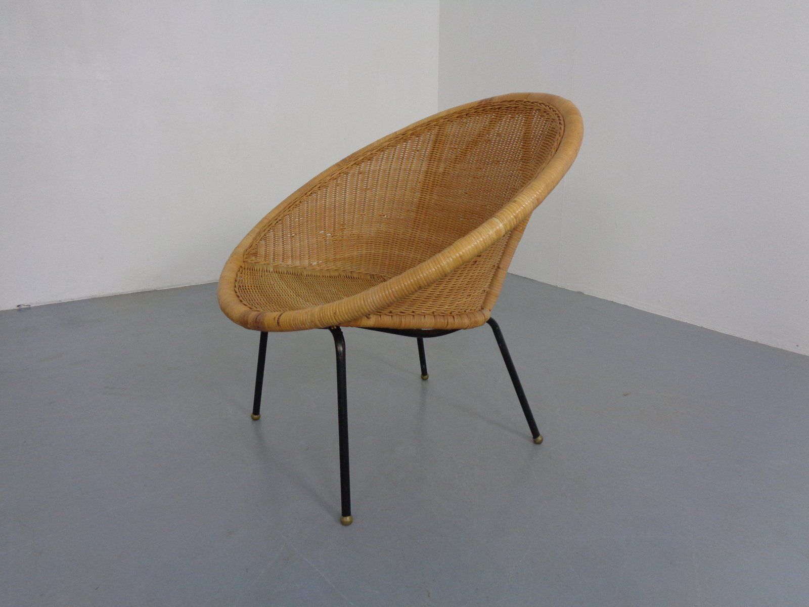 Mid Century Modern Wicker Chair By Paul Mccobb, USA, 1950s photo buy