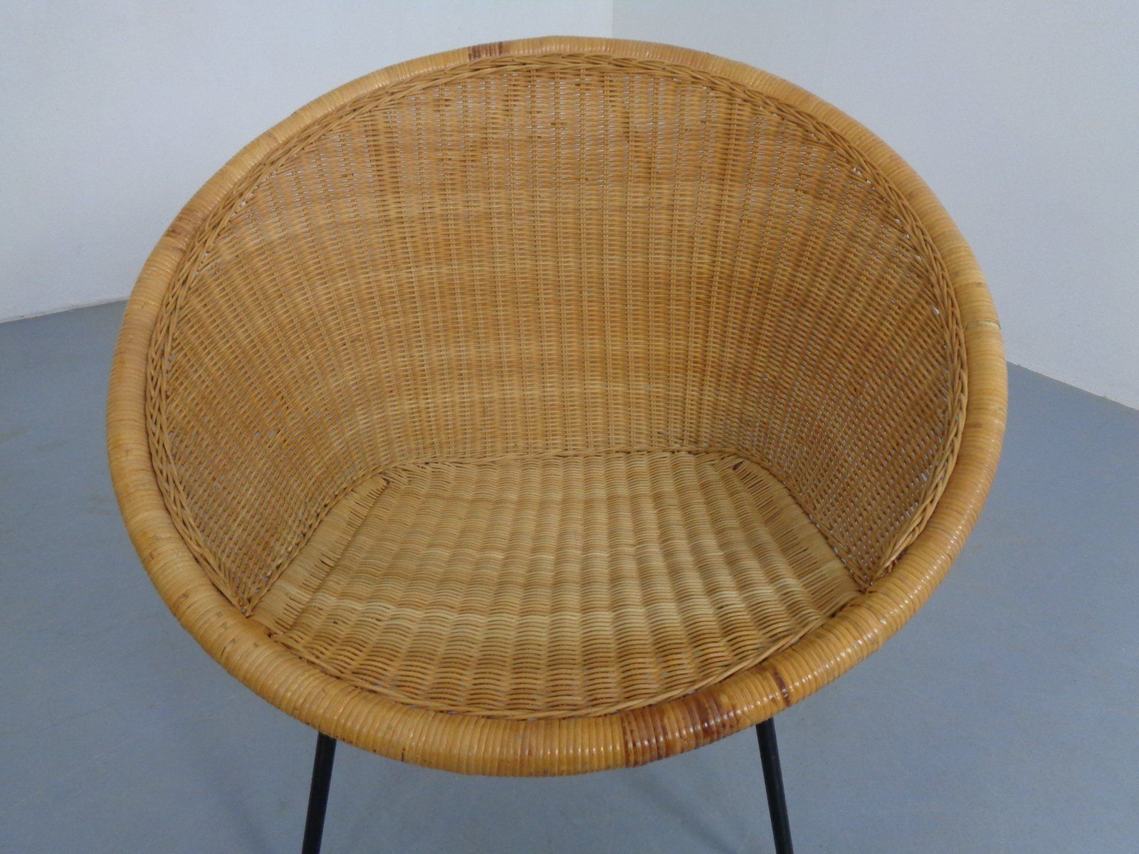 746.0 Mid Century Modern Wicker Chair By Paul Mccobb, USA, 1950s photo