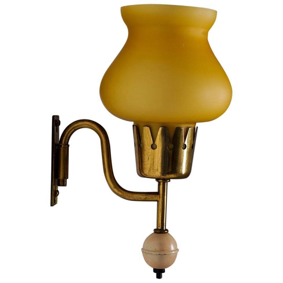 Wall Lamp By Erik Tidstrand For Nordiska Kompaniet (Nk), Sweden, 1950s  1