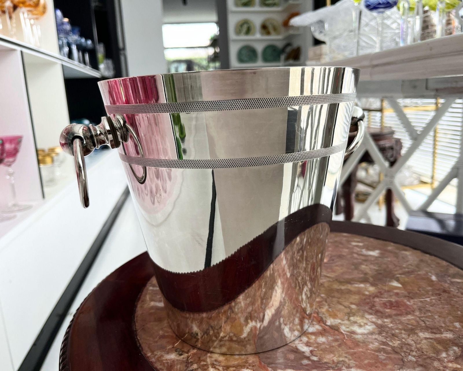 Vintage Champagne Koeler Keltum | 1 Stuk | Verzilverd Barware photo 203.0