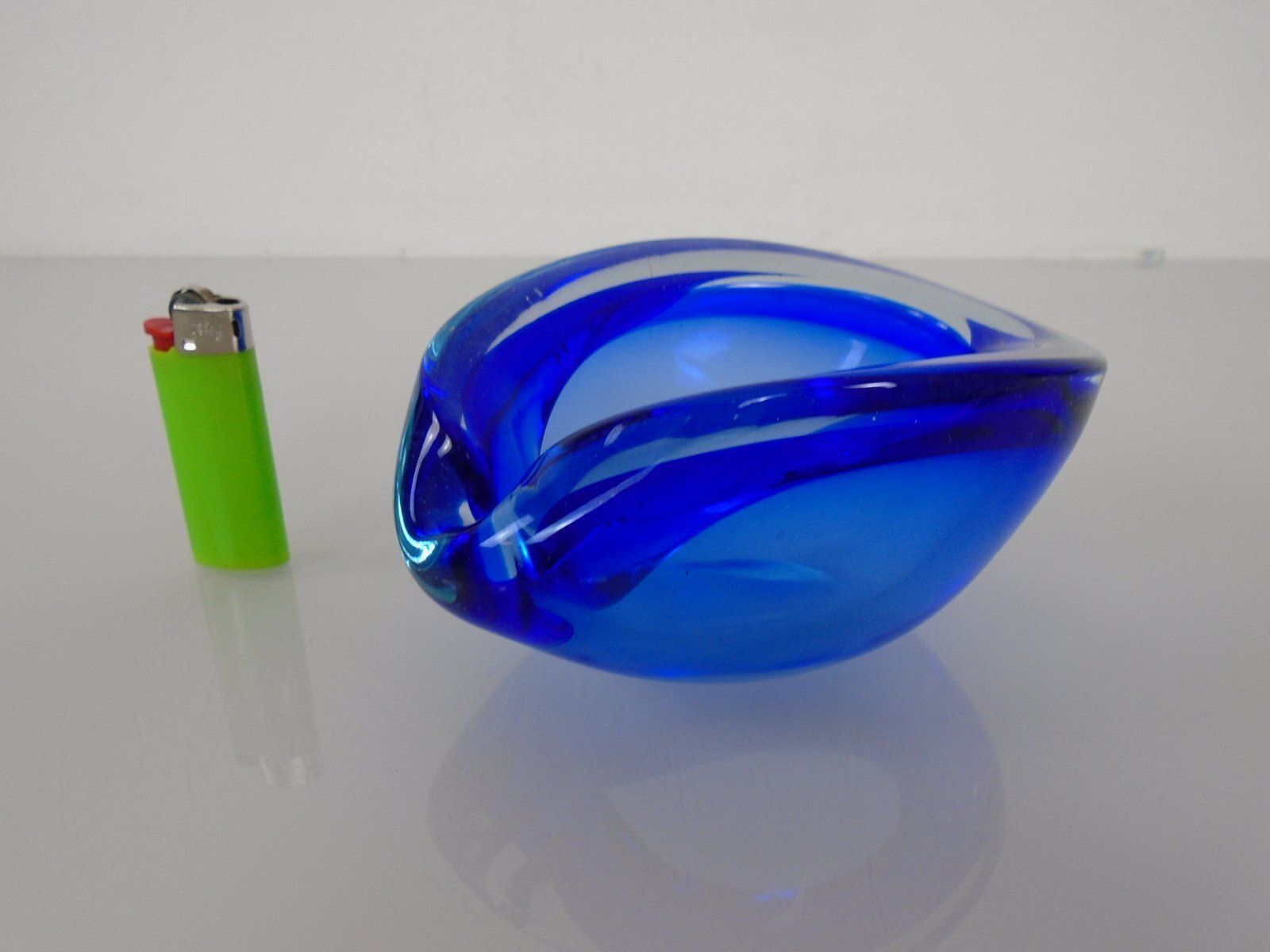 Blue Sommerso Murano Glass Ashtray, Italy, 1960s photo buy