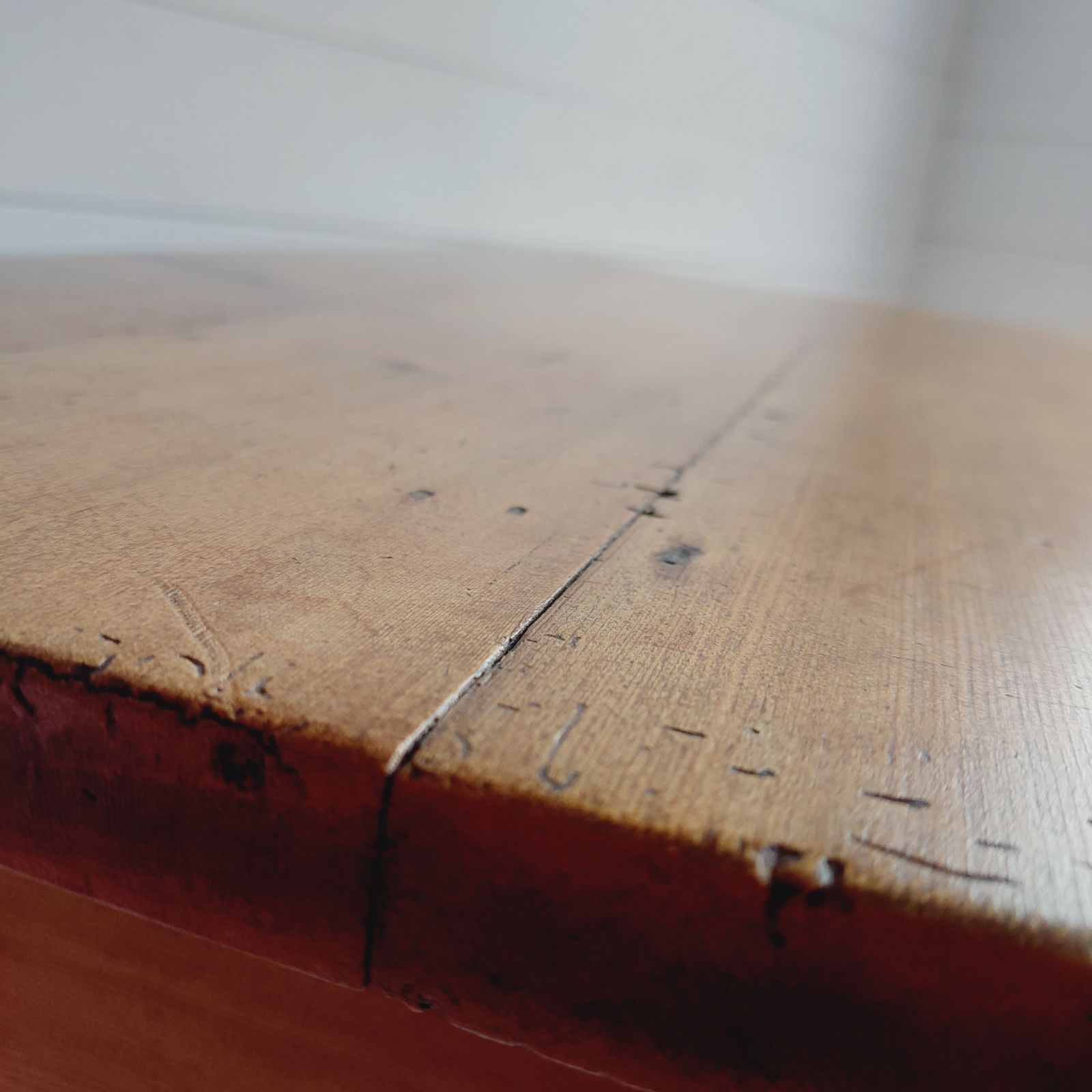 Victorian Antique Rustic Pine Side Table Small Desk Kitchen Console Table With Drawer 1900s photo 346.0