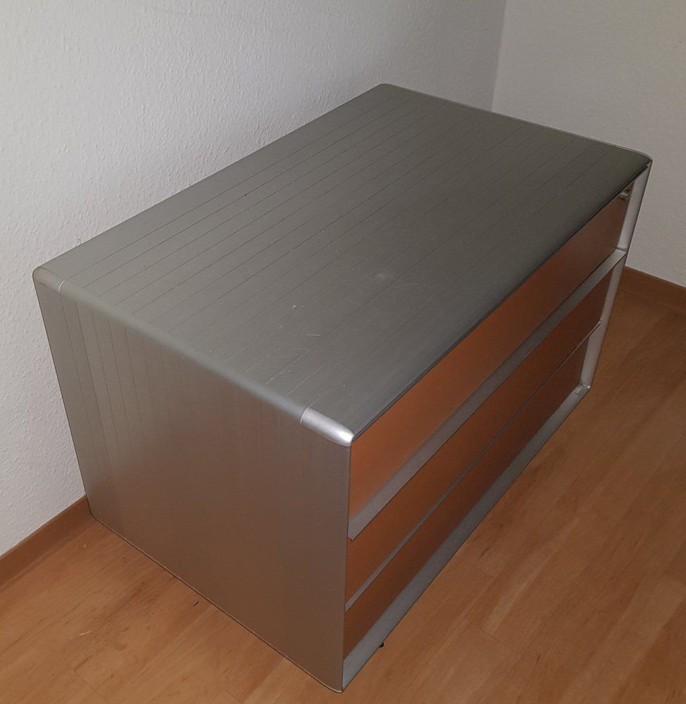 Bene Aluminum Drawer Unit On Casters