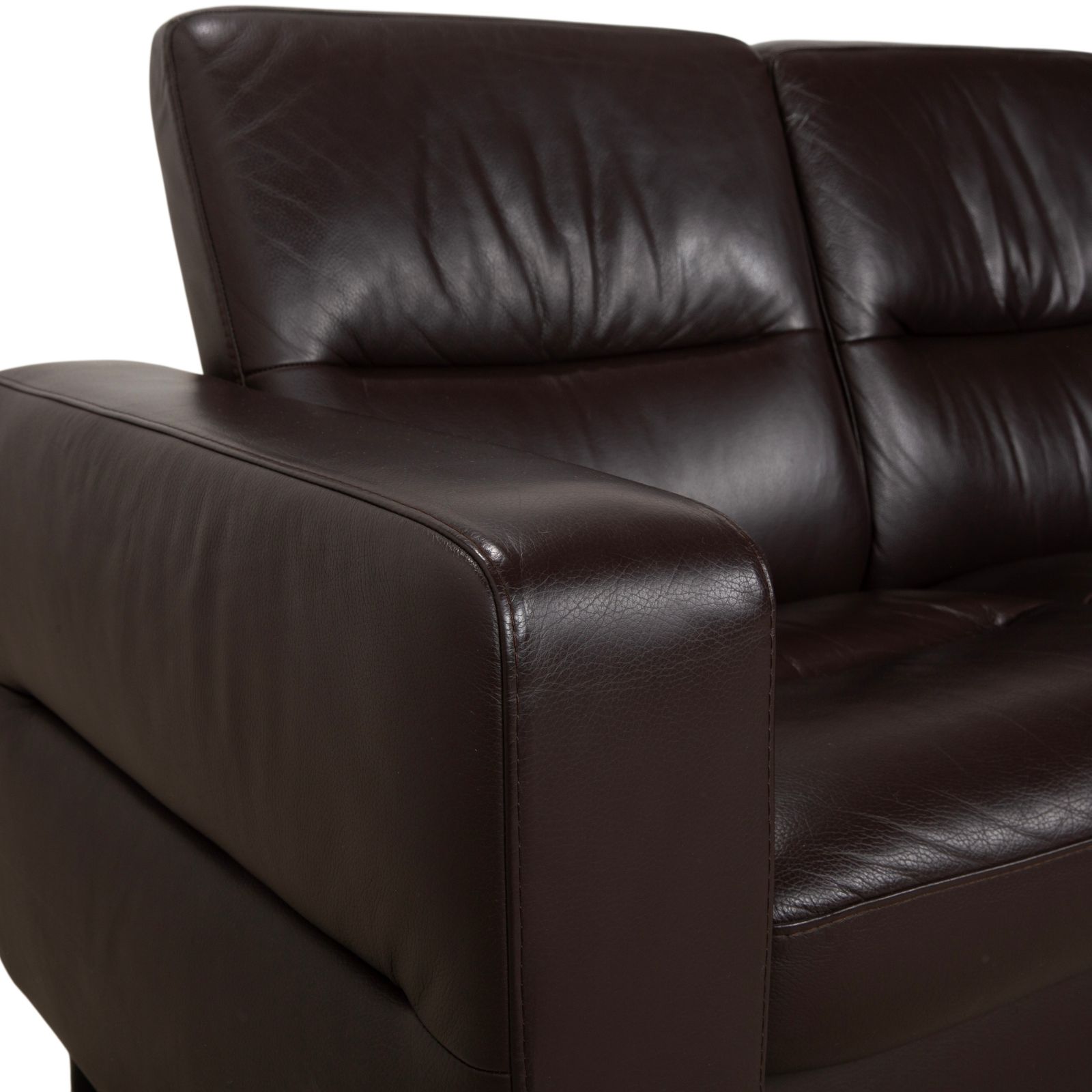 Canapé 3 places Stressless Wave en cuir brun espresso, fonction manuelle photo buy