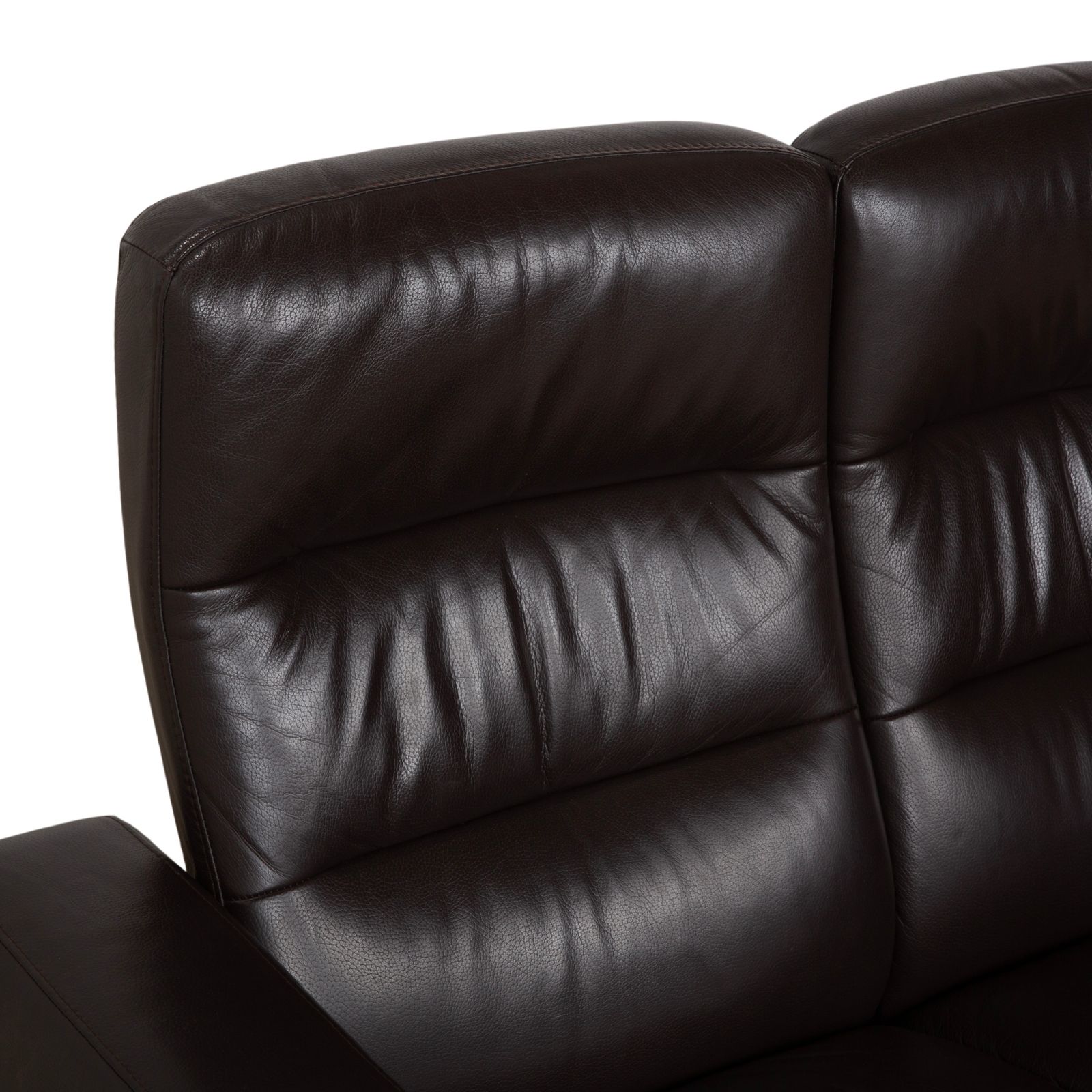 Canapé 2 places Stressless Wave en cuir brun espresso, fonction manuelle photo buy