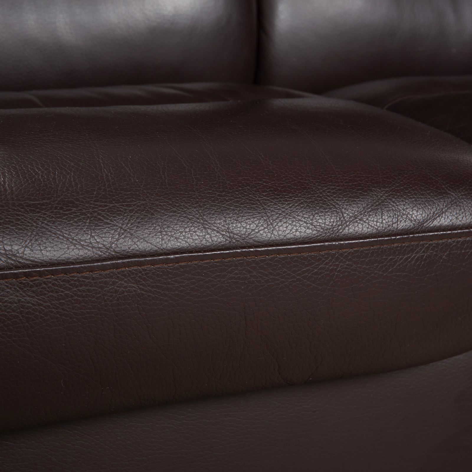Mobilier Canapé 2 places Stressless Wave en cuir brun espresso, fonction manuelle photo