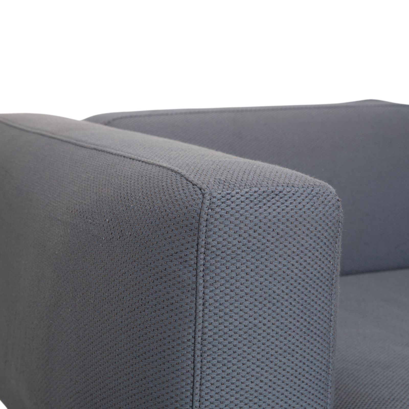 Canapé Cassina 8 en tissu bleu-gris 4 places photo vinterior
