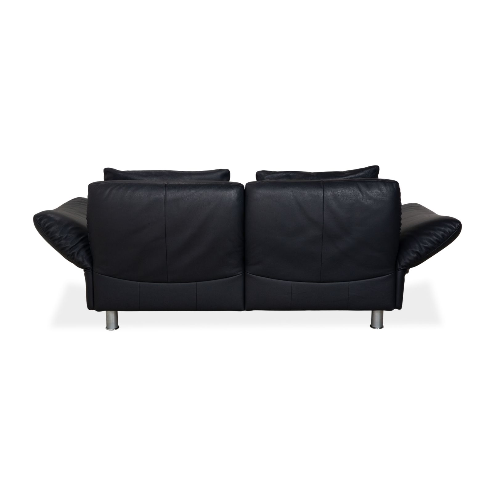 Mobilier Canapé 3 places Rolf Benz 510 en cuir bleu foncé, fonction manuelle photo