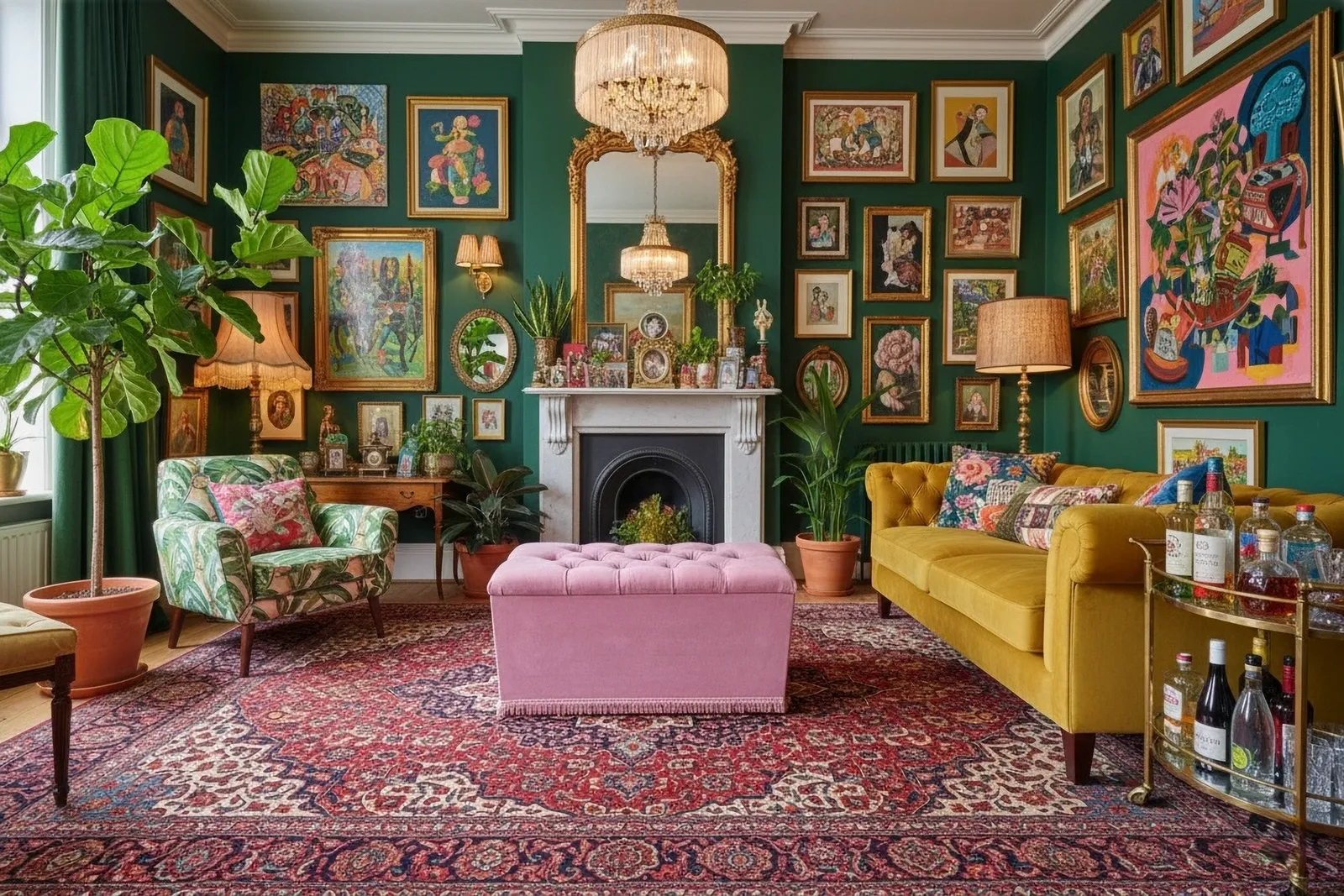 Upholstered In Sumptuously Soft Pink Velour (Velvet) Fabric, It Features A Desirable Chesterfield Style (Deep Button) Tufted Top That Offers A Plush,