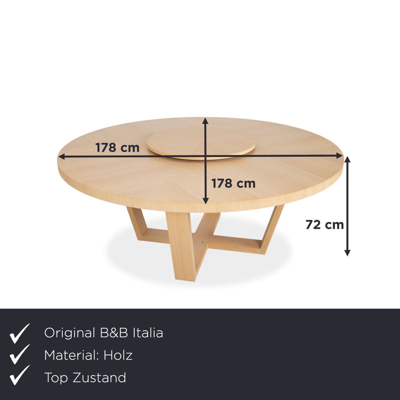 Table à manger B&B Italia Xilos Maxalto en bois brun, par Antonio Citterio photo furniture