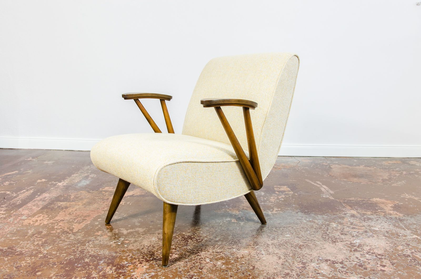 Mid Century Armchair "300 110" By Gfm, Poland, 1960s photo furniture