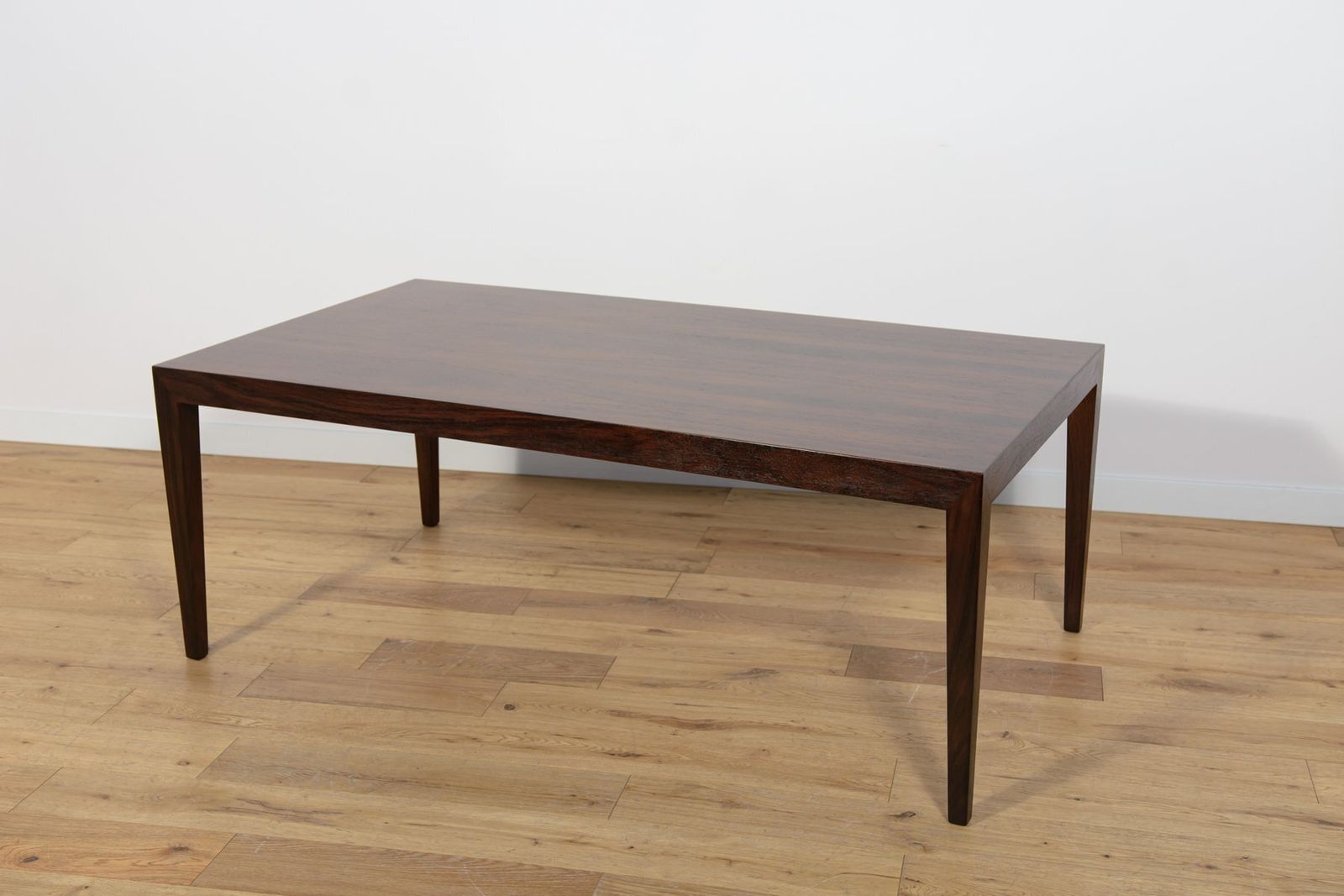 Mid Century Rosewood Coffee Table By Severin Hansen For Haslev Furniture Carpentry, 1960s