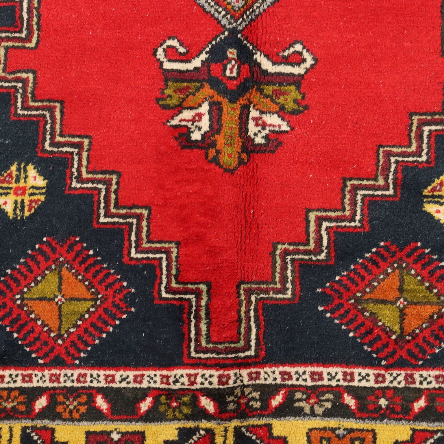 Antique Jorun Carpet Wool Heavy Knot Turkey 83 X 44 In photo 300.0