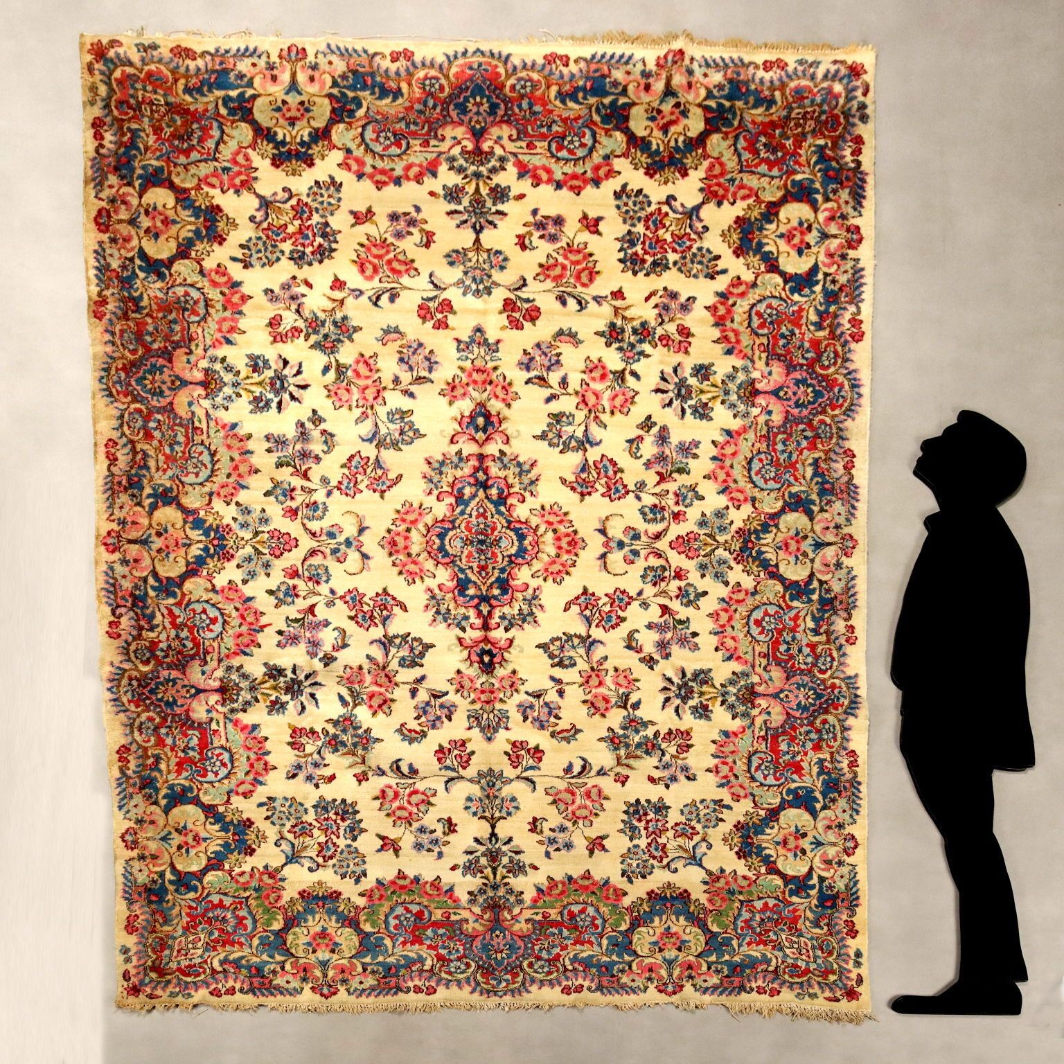 Antiqueasian Carpet Cotton Heavy Knot Handmade 108 X 73 In photo furniture