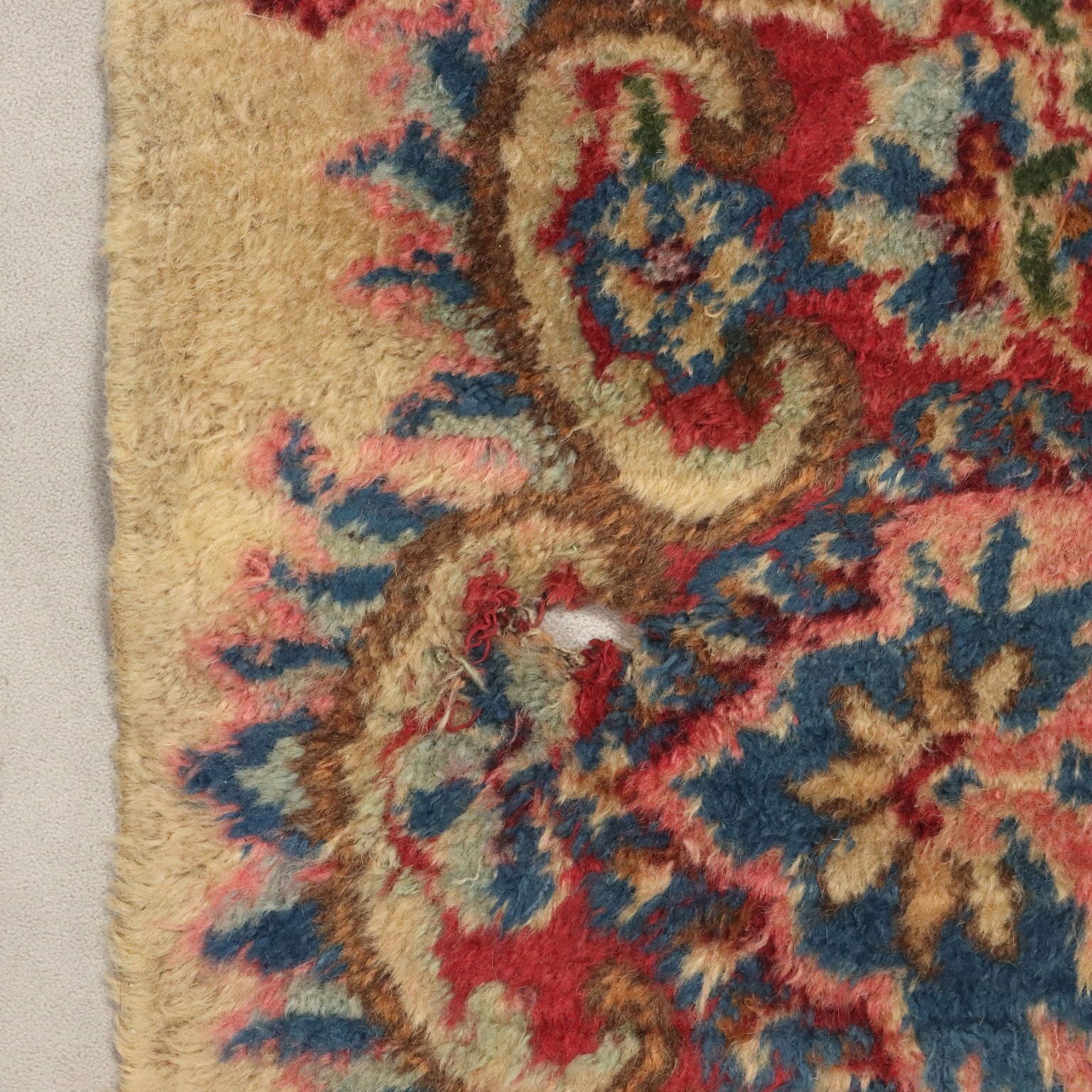 Antiqueasian Carpet Cotton Heavy Knot Handmade 108 X 73 In photo vintage