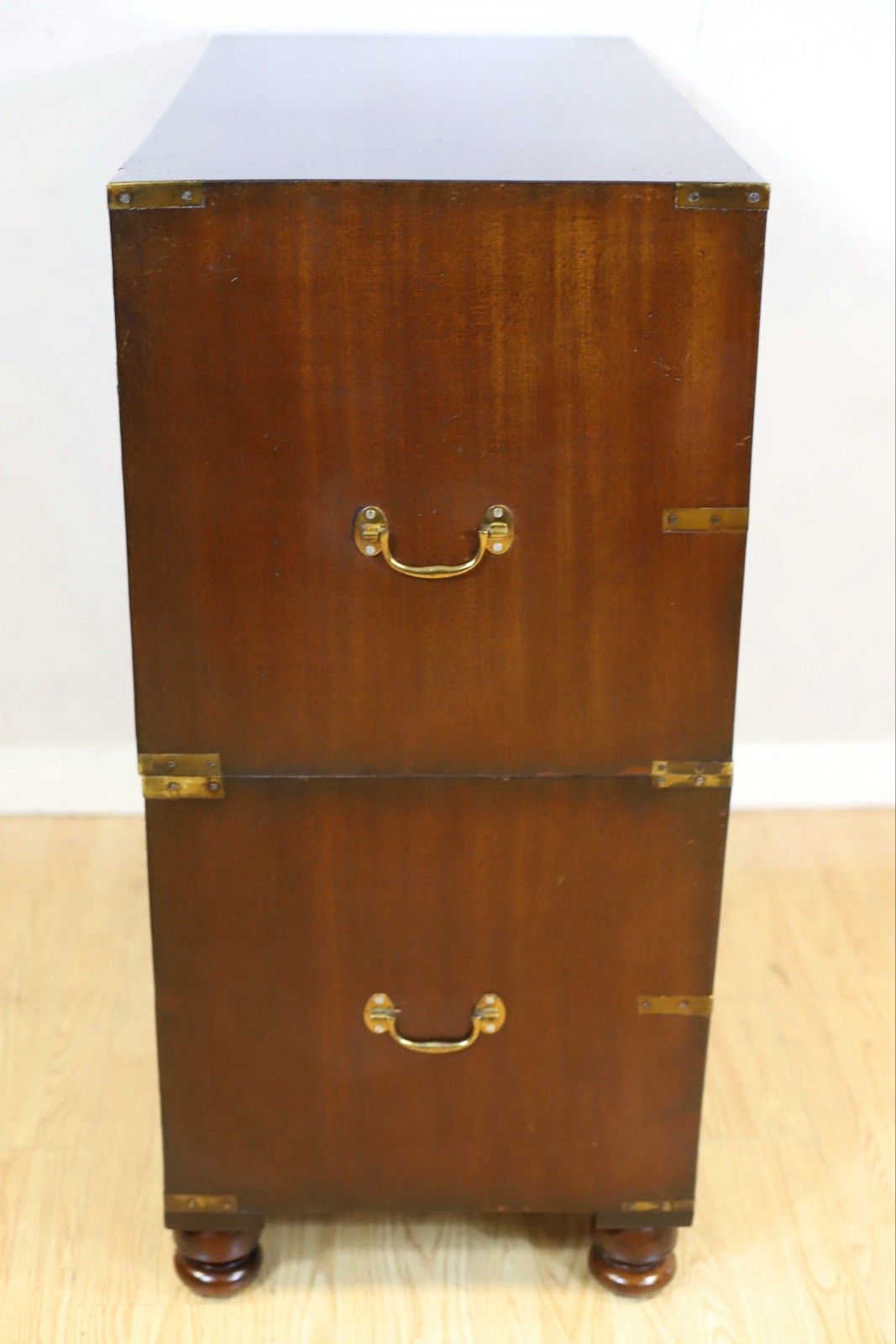 Antique Mahogany Military Campaign Chest Of Drawers photo Furniture