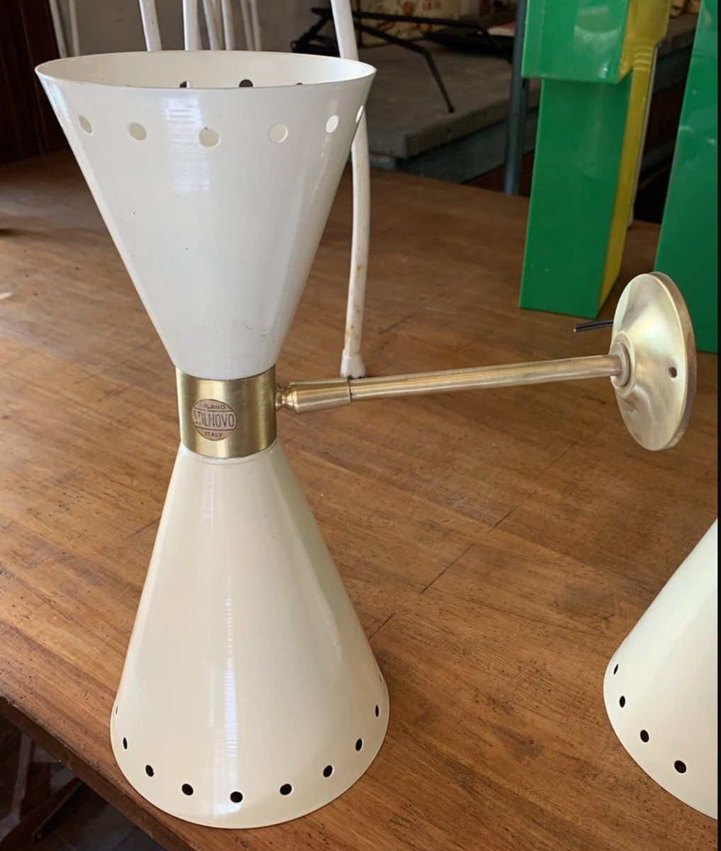 Diablo Model Wall Light From Stilnovo, 1950s photo Furniture