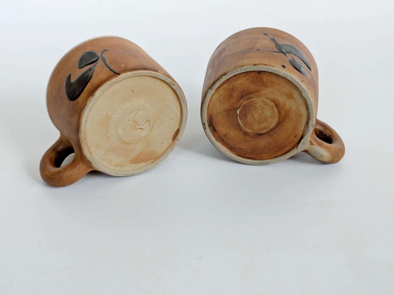 Mid Century French Studio Pottery Set, Madeleine Brault, Poterie De La Colombe photo vintage