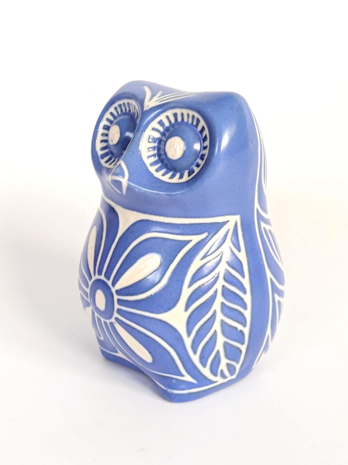 Midcentury Chilean Ceramic Owl Figurine By Pablo Zabal, 1970s photo vinterior