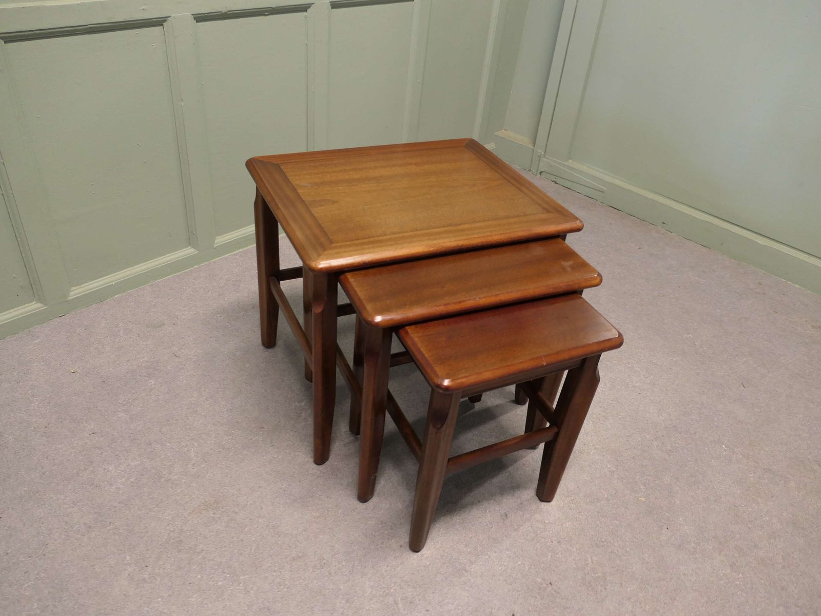 Good Sturdy Nest Of Tables, Traditional photo for sale