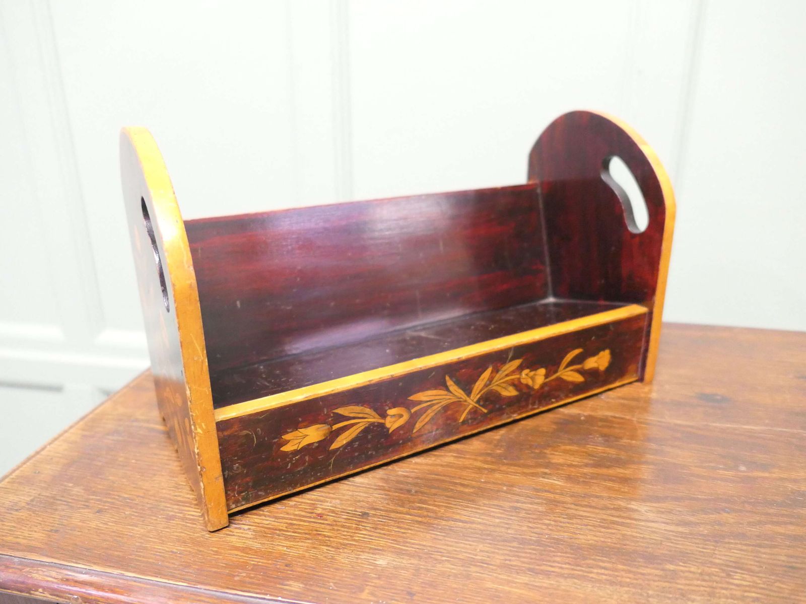 Painted Desk Top Book Trough photo Home Decor