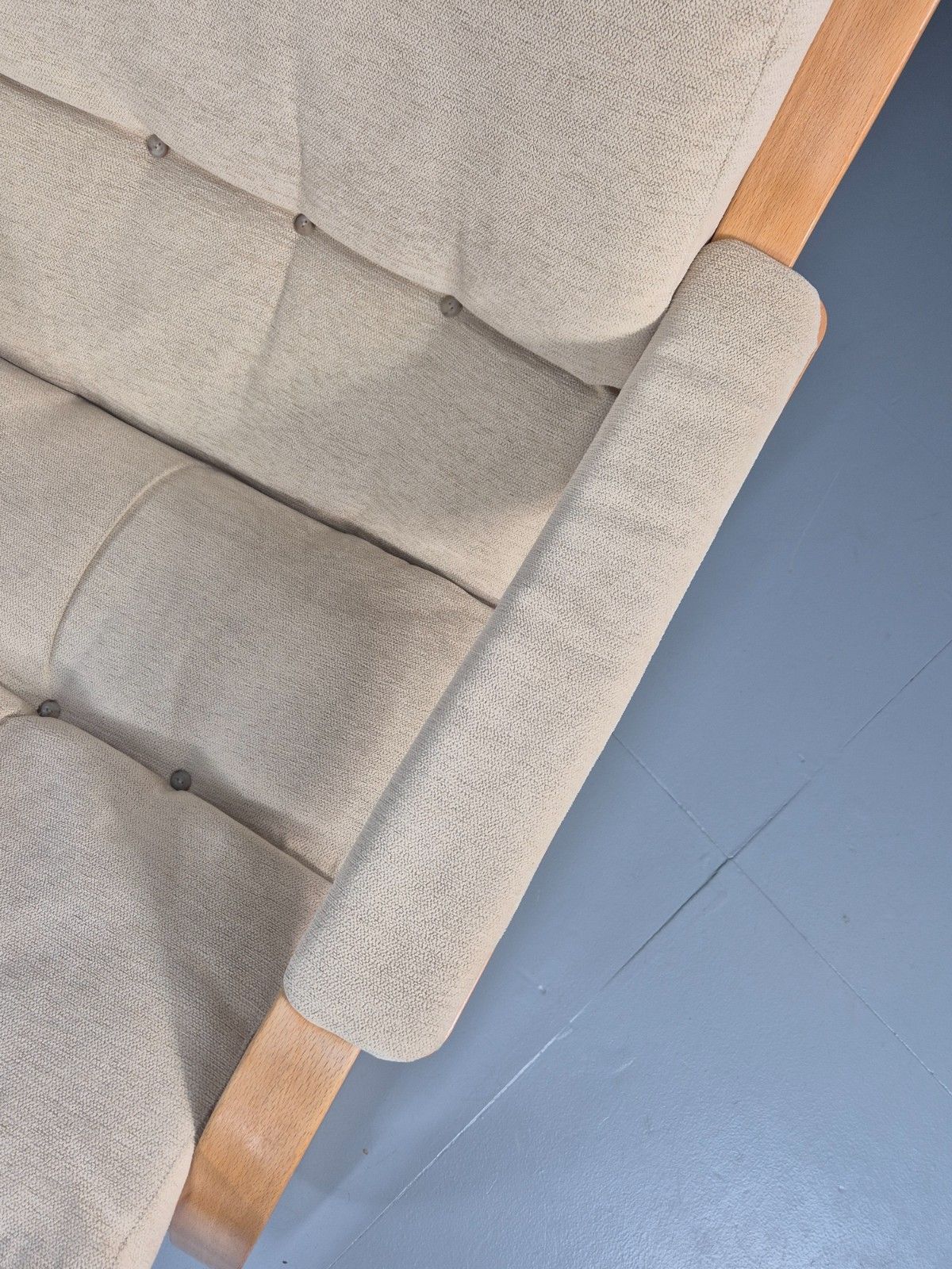 Vintage Danish Bentwood Lounge Chair Cantilever Design 1970s Retro Eb11373 Mben photo for sale