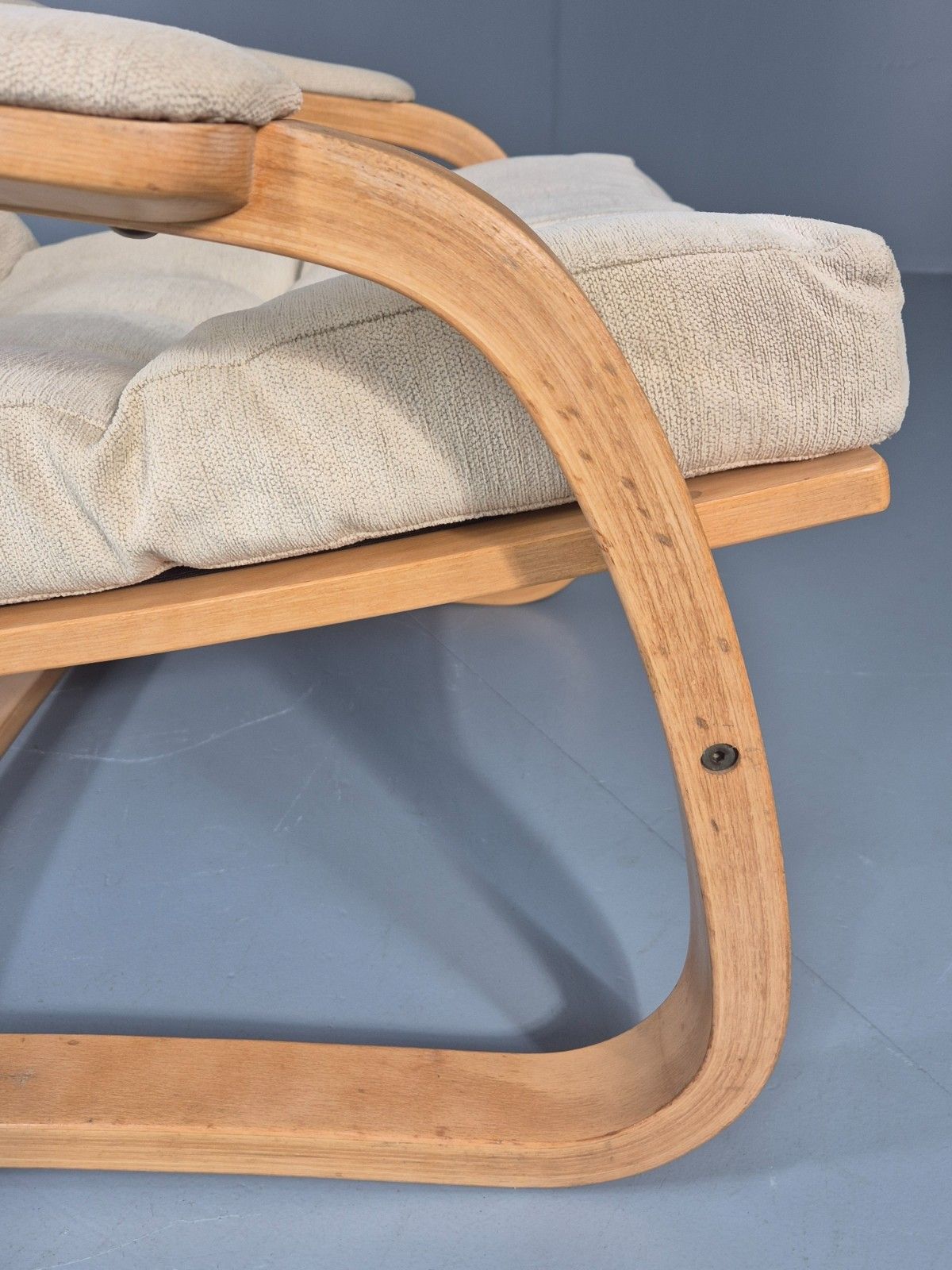 Vintage Danish Bentwood Lounge Chair Cantilever Design 1970s Retro Eb11373 Mben photo buy
