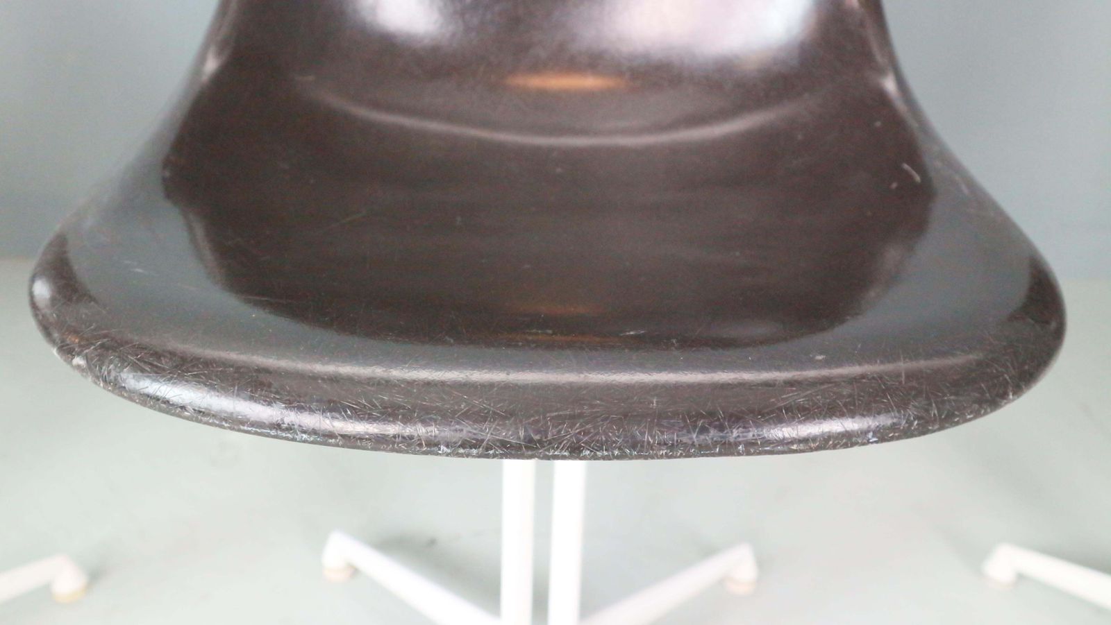 Charles & Ray Eames Set Of 4 Off Black"La Fonda" Chairs For Herman Miller, 1960 photo buy