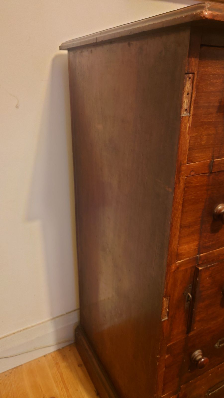 Apothecary/Drapery Large Mahogany Bank Of 15 Drawers. photo Furniture
