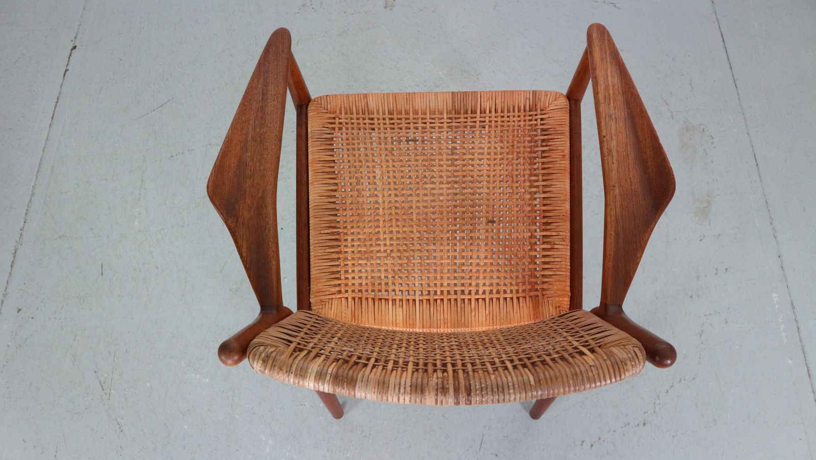 1750.0 Arne Vodder Teak/Rattan Chair "Model 51" For Sibast Furniture, 1950 Denmark photo