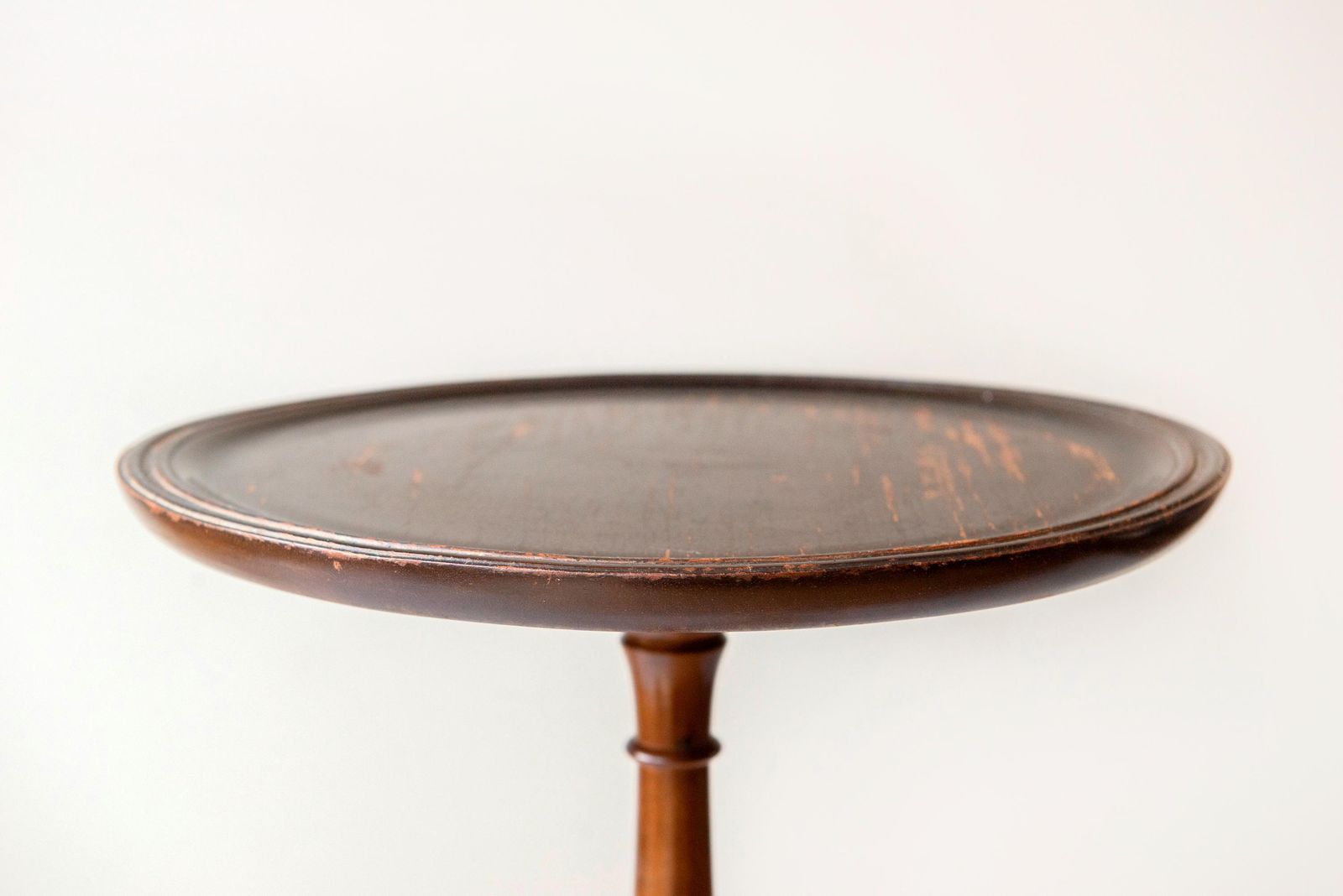 Wooden Wine Table – Antique Tripod Side Table – Victorian Style Round Plant Stand photo buy