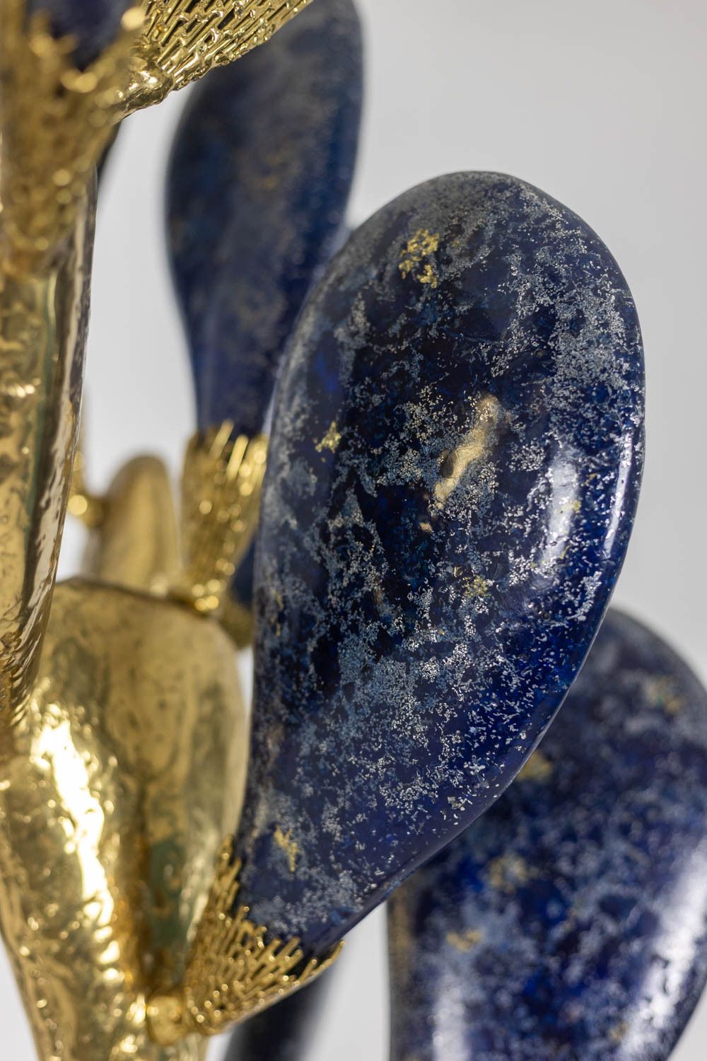 13000.0 Jacques Duval Brasseur, Large Cactus Sculpture In Gilded Brass. 1992 photo