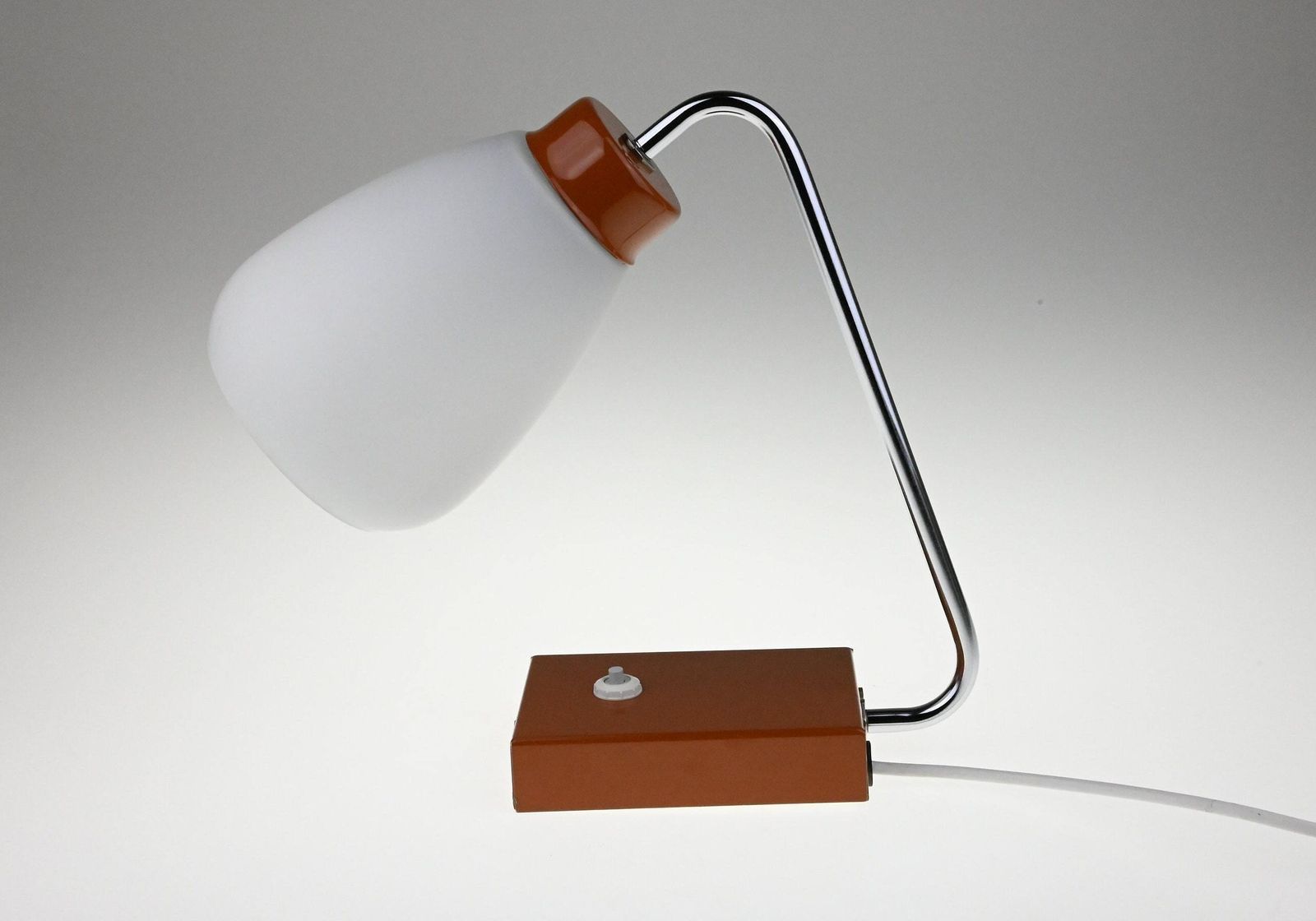 Mid Century Desk Lamp, Table Lamp, Desk Lamp, Bedside Lamp, Mid Century Lamp, Chrome Lamp, Table Light, Retro Lighting, Vintage Lamp photo furniture