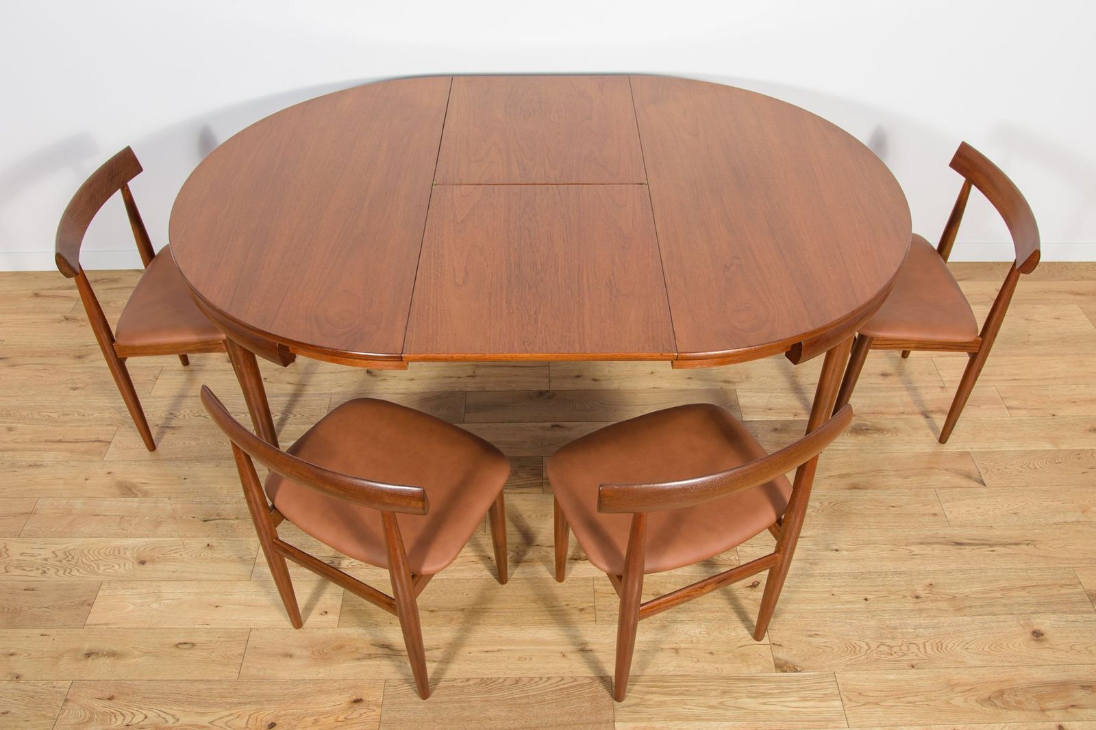 Mid Century Modern Teak Dining Table And Chairs By Hans Olsen For Frem Røjle, Denmark, 1960s, Set Of 5 photo buy