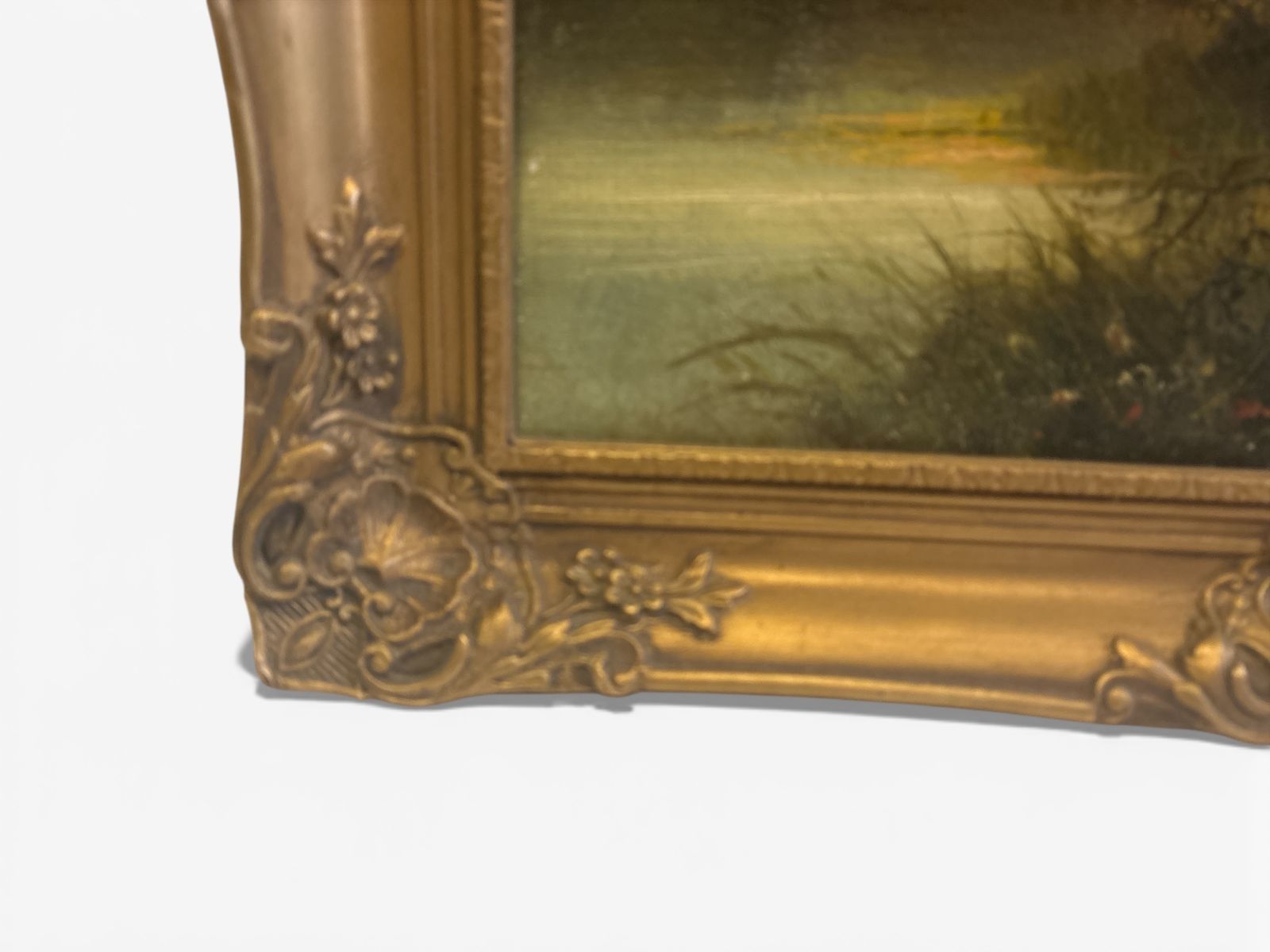 Oil On Canvas Mountainous Scene By Frank Hider (1861 1933) photo for sale