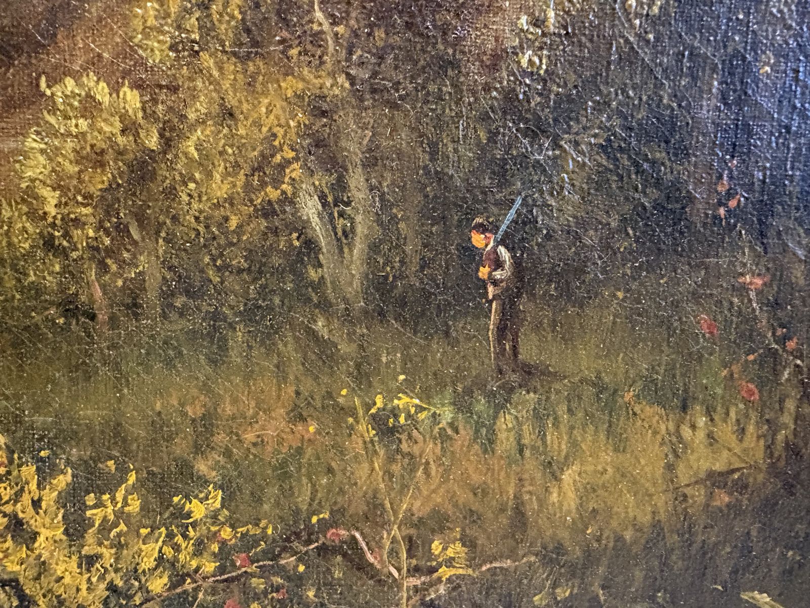 Oil On Canvas Mountainous Scene By Frank Hider (1861 1933) photo vinterior